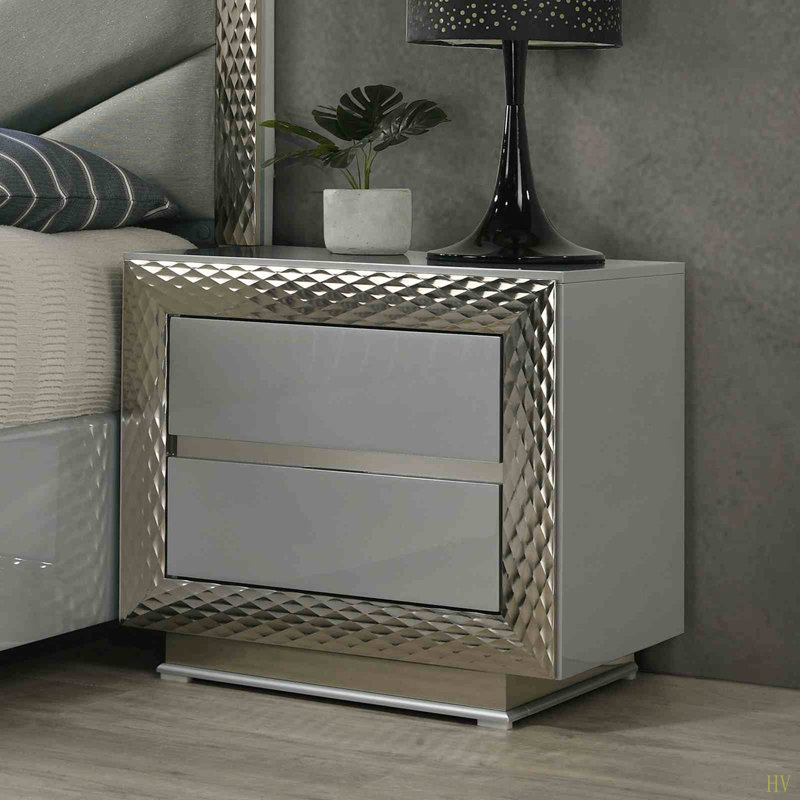 Glam Style 1Pc Table de chevet Plinthe
