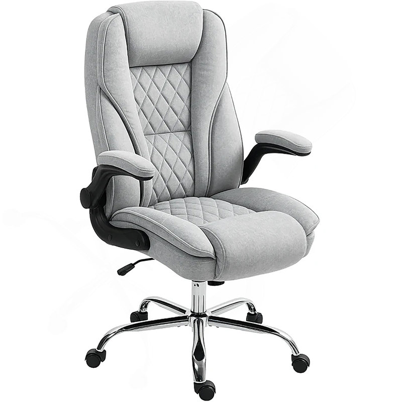 Chaise de bureau à haut dossier, conception ergonomique réglable pour la maison et le bureau
