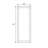 Ovea 16" x 41" Accent Mirror