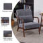 Chaise avec accoudoirs Mid-Century Modern-2028343159