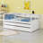 Wood Daybed With 2 Trundles, Storage Shelves, 1 Light For Free And USB Charging Design-371588977