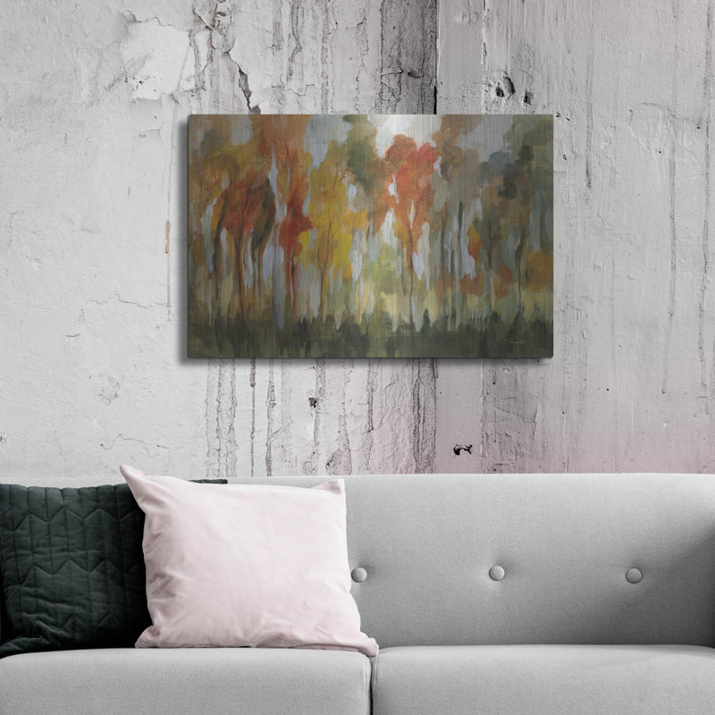 «Enchanted Forest» par Silvia Vassileva, art mural en métal, 36 po x 24 po, H 24 po x l 36 po