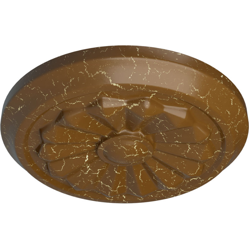 Médaillon de plafond Endurathane Olivia, 7 7/8 po x P 1 1/8 po (convient aux auvents jusqu'à 3 1/2 po)