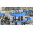 46" Round Wheelchair Accessible Metal Picnic Table With Ground Anchors-183041585