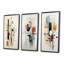 «Beige Blue Suprematism Geometric Explorations II», 3 pièces-897970285-897970284