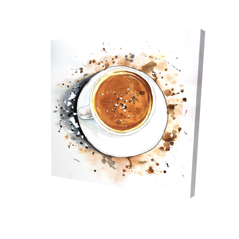 Cappuccino rafraîchissant - Toile des fêtes pour décoration intérieure