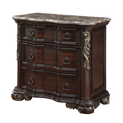 Faxon Nightstand in Dark Walnut