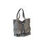 Boîte de rangement en plastique Sac bandoulière à carreaux avec grand sac fourre-tout en tissu-72780066