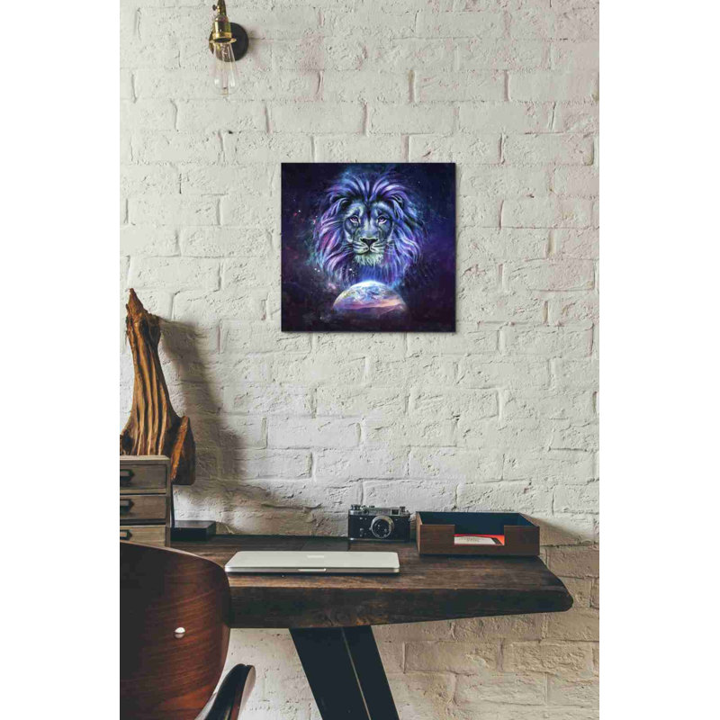 'Guardian' by Cameron Gray, Canvas Wall Art, 12" H x 12" W x 0.75" D