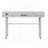 Metal Vanity Desk with One Drawer, White-1145067495