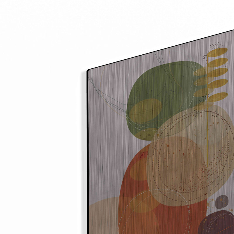 «Autumn Sunset» par Ishita Banerjee - impression sans cadre sur métal, H 16 po x l 12 po x P 0,13 po
