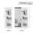 Wall Mounted Full Length Mirror With Shelf,Hidden Sliding Mirror-766255675