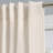 LeeRoy 100% Sustainable Cotton Blend Chevron Texture Room Darkening Thermal Triple-Lined Rod Pocket Panel-455866601-402817198