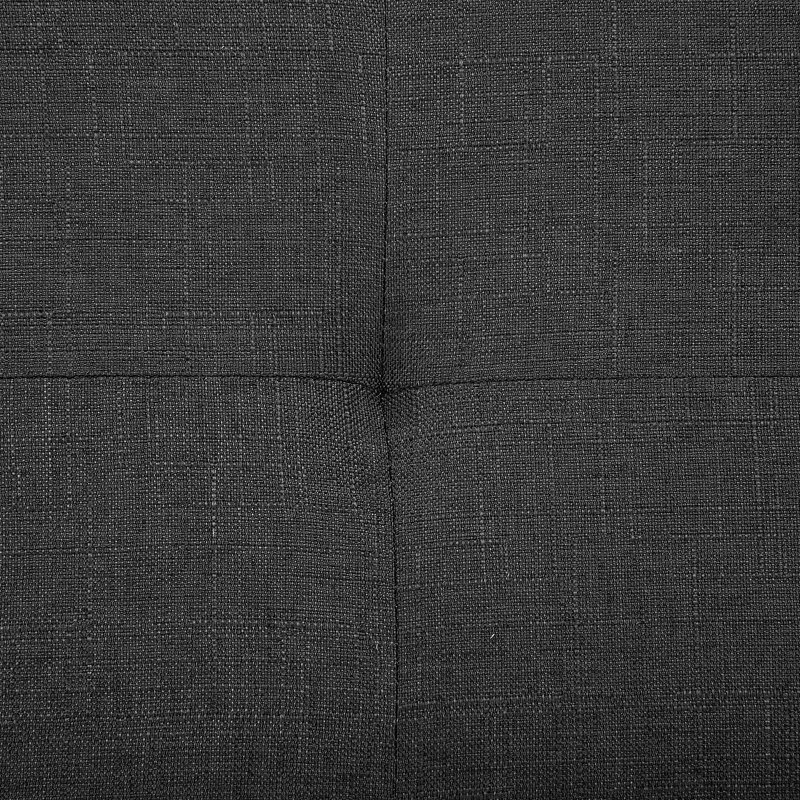 La Rochelle Upholstered Bed, Dark Grey, European Kingsize (160 x 200 cm)