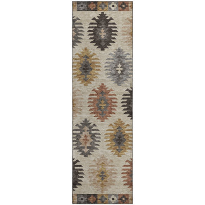 Premium Machine Washable Prisco Beige Rug