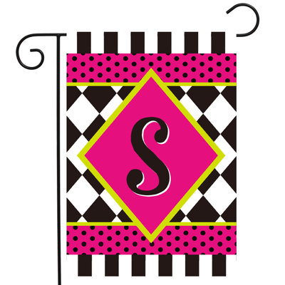 Neon Checkerboard - S Garden Flag