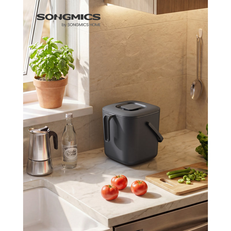 Plastic Kitchen Trash Can