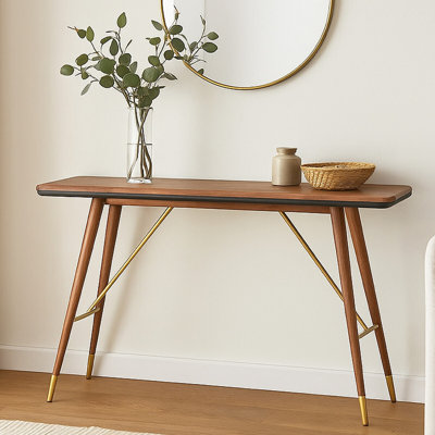 Jaron 140cm Solid Wood Top Console Table