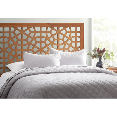 Ensemble de courtepointe en microfibre diamant réversible - Basics by Wayfair ™