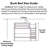 Kitson Twin Over Full Metal L-Shaped Bunk Bed with Built-in-Desk by Isabelle & Max™