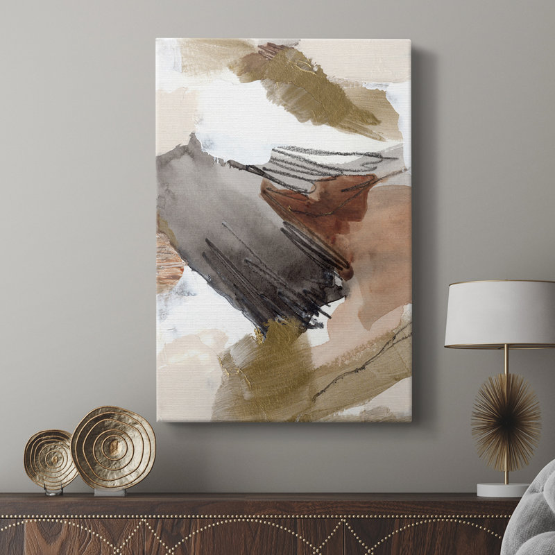 Or antique III - galerie Cavas sur mesure, H 27 po x l 18 po