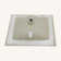 24"X19.7" White Rectangular Single Vanity Top With Overflow(Sink Only)