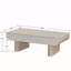 Table basse avec plateau en faux marbre