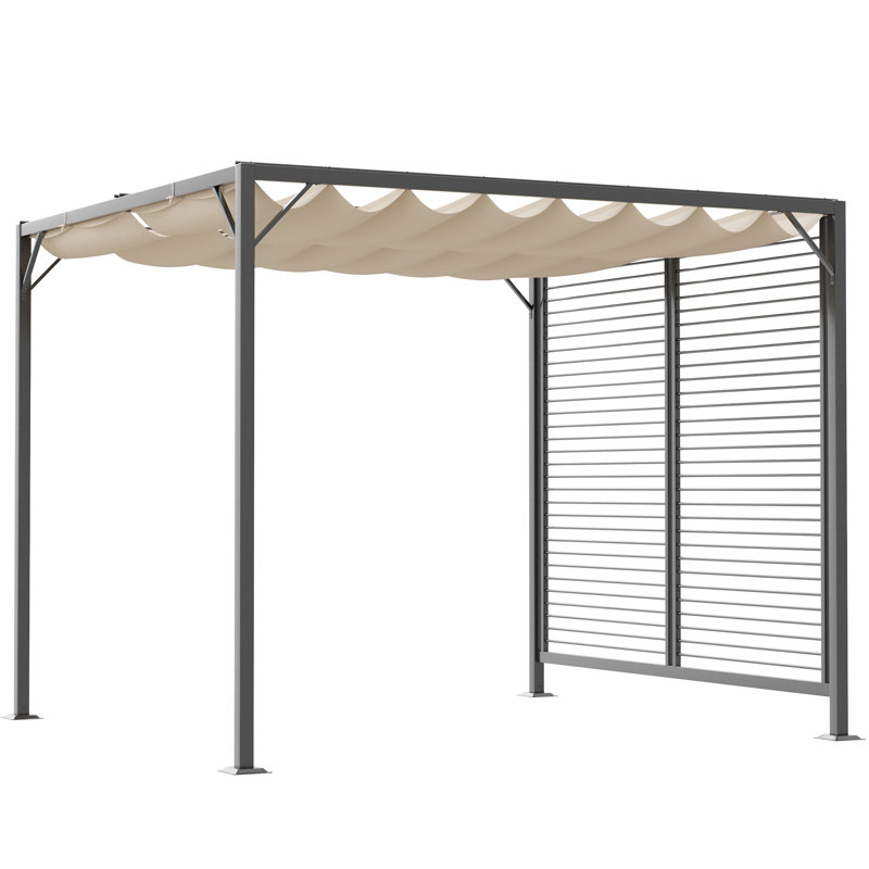 Milanna 3 x 3m Metal BBQ Gazebo