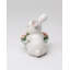 Lapin avec panier de fleurs