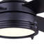 Ventilateur de plafond standard à DEL à 4 pales de 52 po avec télécommande et ensemble d'éclairage inclus Wilkerson
