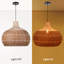 Luminaire suspendu en forme de dôme naturel à 1 lumière Faringdon-1197371348