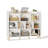 Wooden Open Shelf Bookcase, 3-Tier Cube Bookshelf, Modern Display Cabinet-604121014