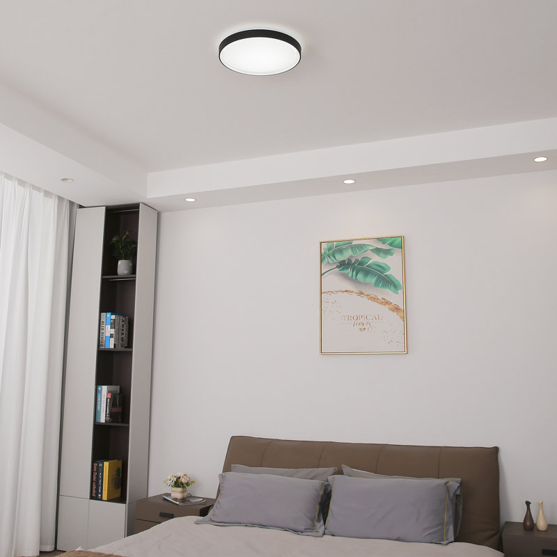 15.6 Inch LED Ceiling Light, 24W 120V Dimmable Ceiling Fixture with 3 Color Temperatures (3000K/4000K/5000K) & 10s Memory Function, cETL Certified, 1-Year Warranty for Indoor Spaces