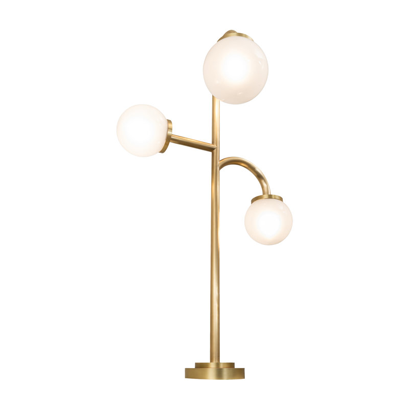 42" High Bola 3 Light Bar Top Lamp