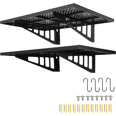 2Pack 1x6ft Garage Wall Shelving Garage Storage Wall Garage Shelves for Wall Storage Heavy Duty Garage Storage Rack Wall Mounted Floating Shelves 2Pack 1x6ft Garage Wall Shelving Garage Storage Wall Garage Shelves for Wall Storage Heavy Duty Garage Storage Rack Wall Mounted Floating Shelves