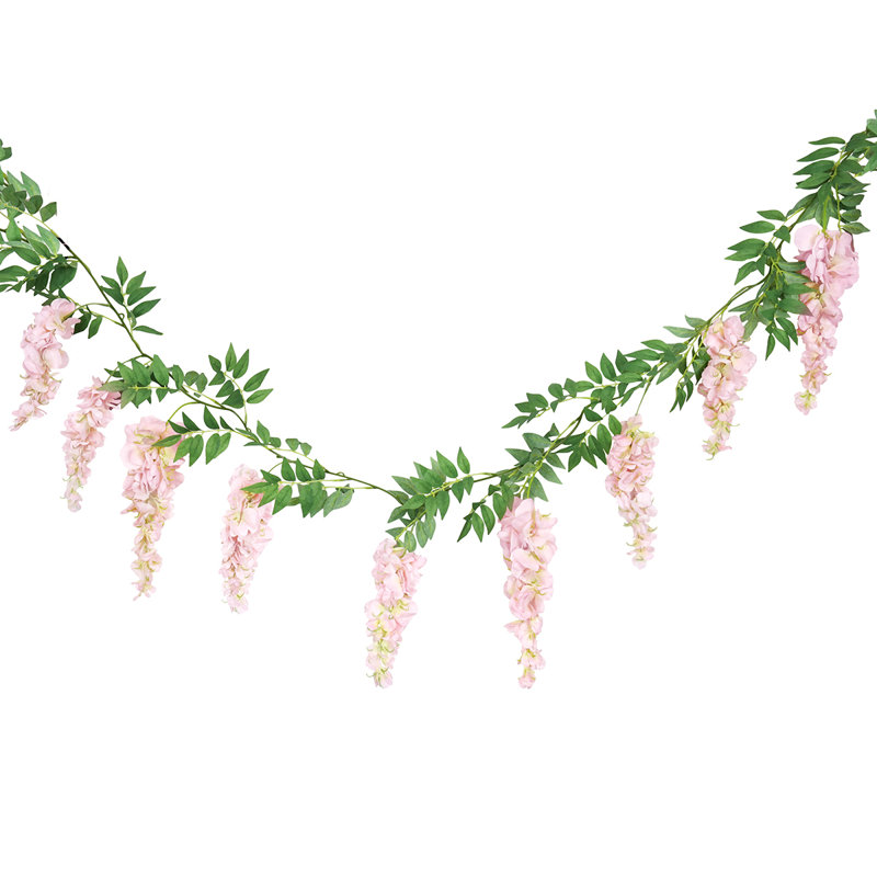 Guirlande artificielle de 6 po Hartie, Rosé
