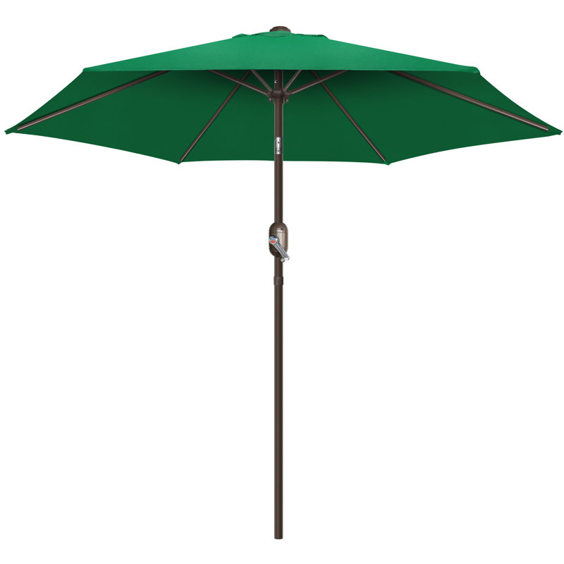 Shadan 90'' Tilt Market Umbrella, Green