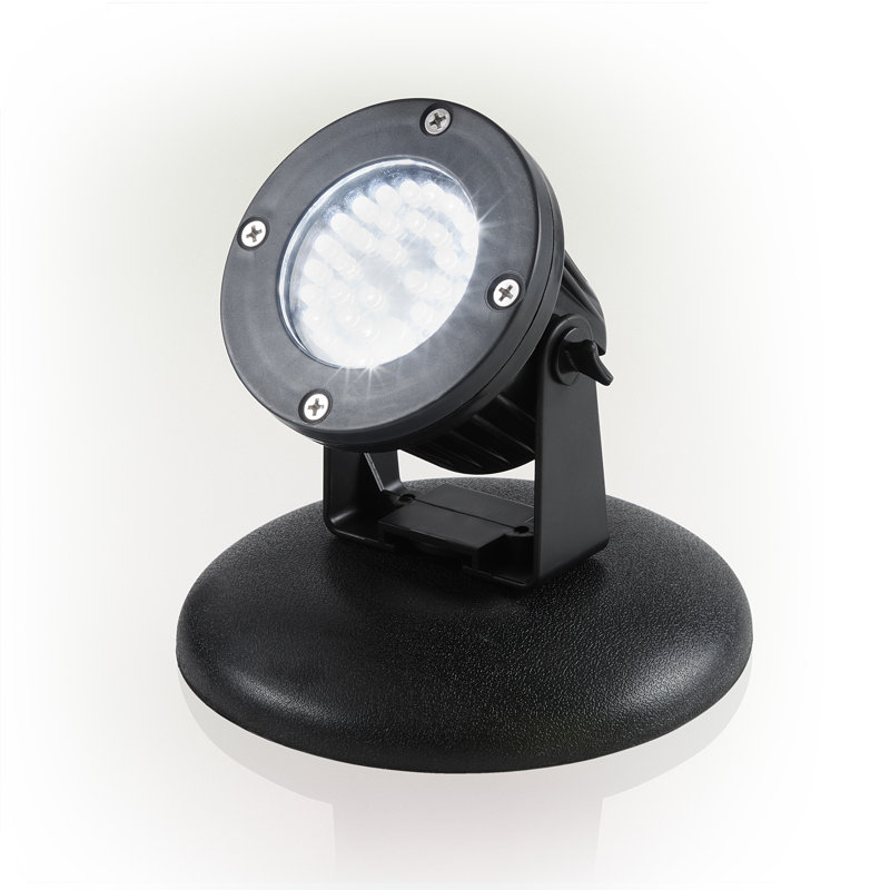 Super Bright Matte Black Plug-in Integrated LED Well Light Pack