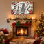 Ensemble d'instructions murales sur toile en bois, décorations de Noël, ensemble de 3 impressions sur toile-1612339258