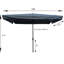 Parasol de plage rectangulaire inclinable avec manivelle Shelsea 120 po x 78 po inclus-1188296137