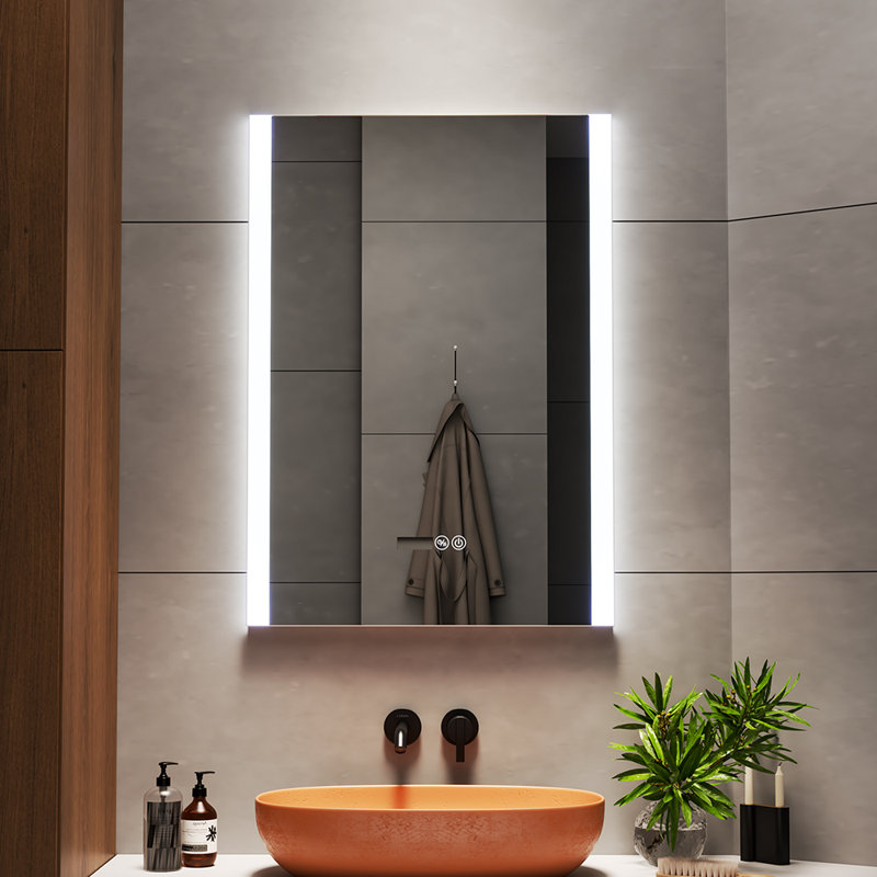Audriaunna Metal Rectangle Wall Mirror