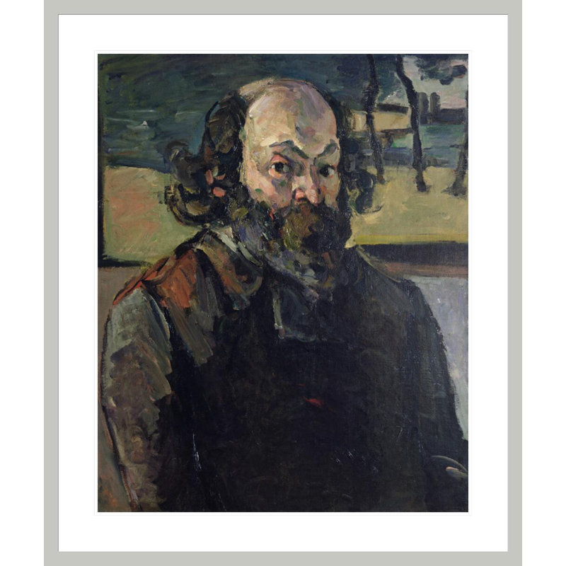 Autoportrait par Paul Cézanne, impression giclée sur cadre, H 39,65 po x l 33,5 po