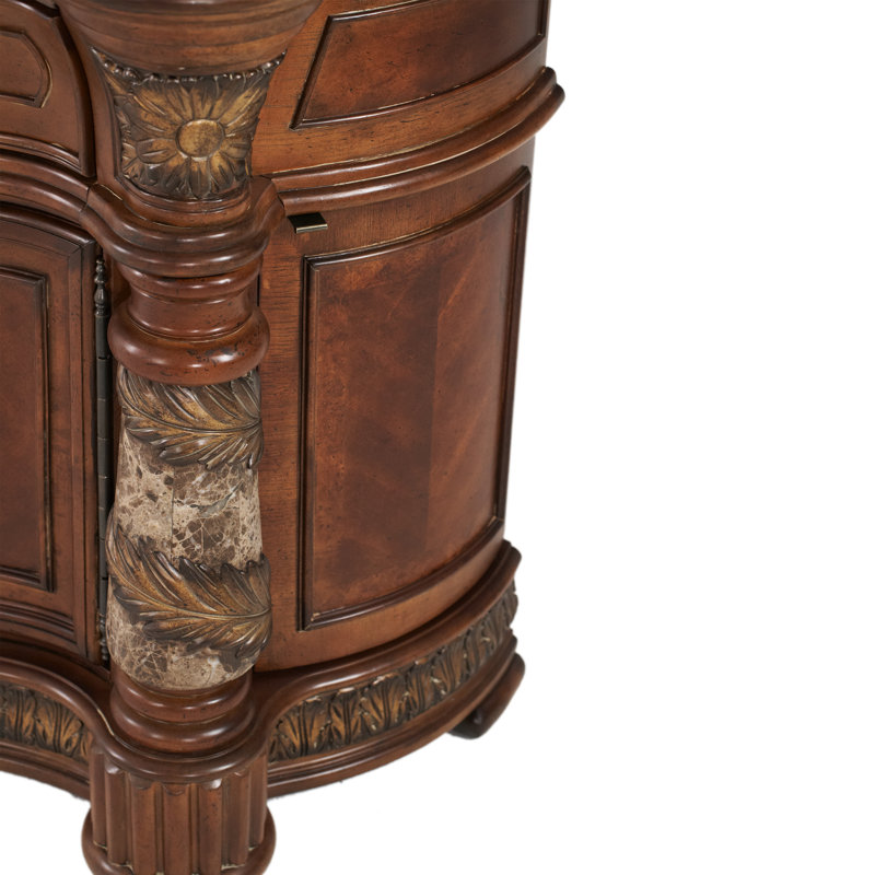 Villa Valencia Solid Wood Bedside Chest