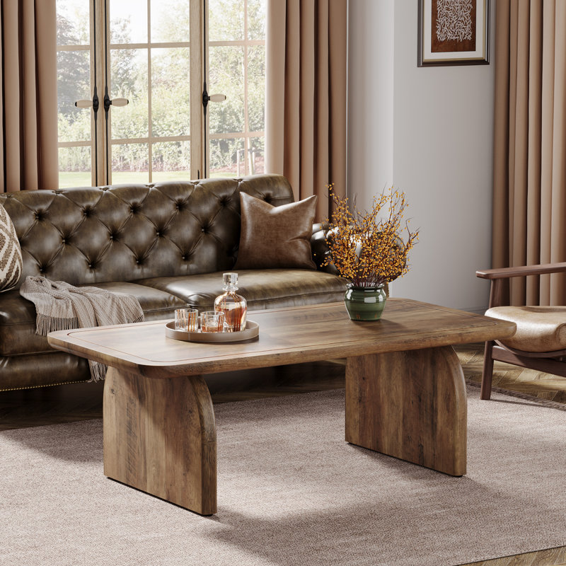Table basse Wolbach , Brun