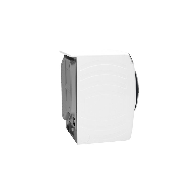 GE Profile 7.8 Cu Ft Capacity Smart Front Load Gas Dryer With Steam And Sanitize Cycle, White, Natural Gas