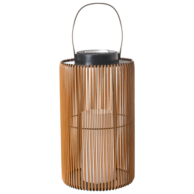 MACHILI 53cm Integrated LED Outdoor Lantern, Brown