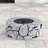 40000 Outdoor Fire Pit - 8 Hours Fuel Burn, Fiber Concrete, Stainless Steel Burner, Propane And Natural Gas, Gray Heating 8H Reinforced Combustion Part, &