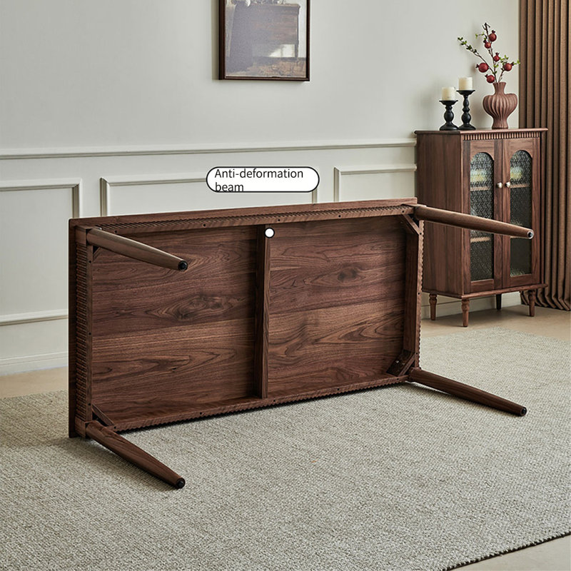 High quality solid wood large table set, 5