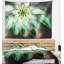 Tapisserie artistique floral vert floral-28488673