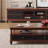 Medieval style solid wood coffee table-104978757